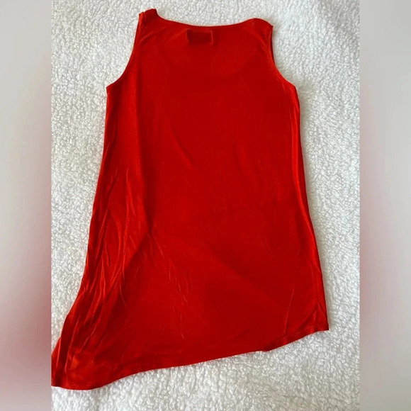 ZARA | Basic T-Shirt Asymmetrical Knot Tank Top - Size M - Picture 4 of 4